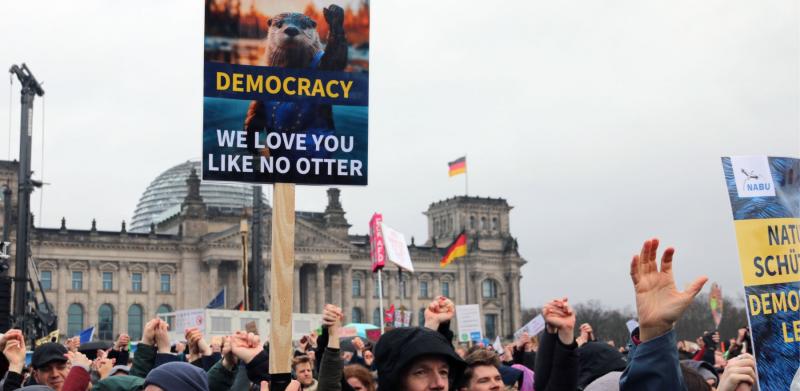 Demonstration gegen Rechtsextremismus in Berlin / Foto: Fabian Vermum